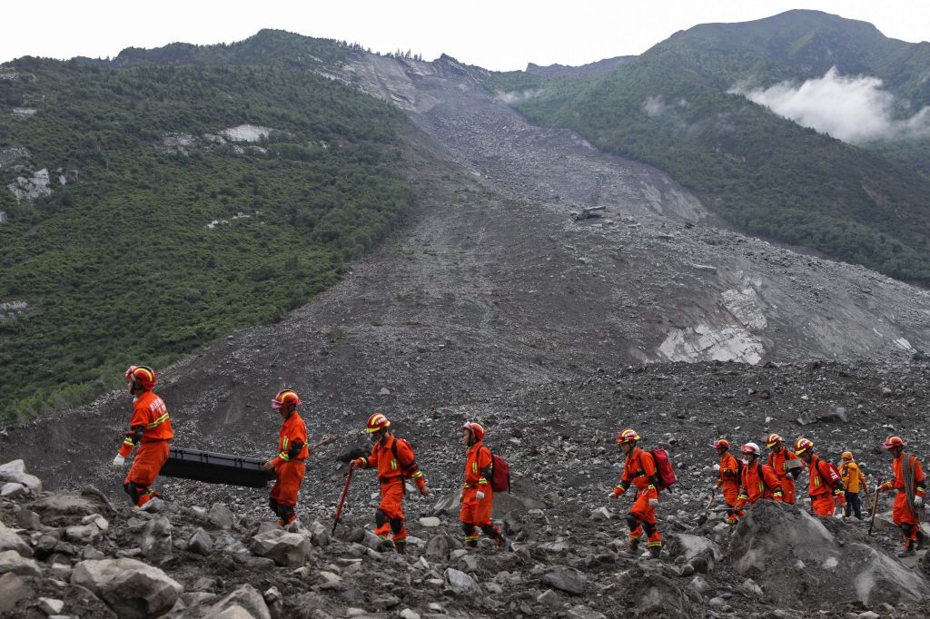 Weiterer Erdrutsch verschüttet Unglücksstelle in Chinas Südwesten