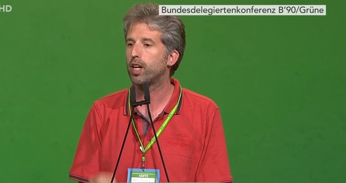 VIDEO: Tübingens OB Palmer erklärt auf Grünen-Parteitag, warum er nicht „die Fresse halten“ wird