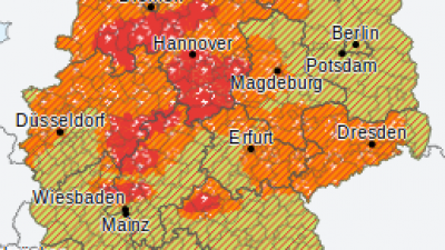 Wetterdienst warnt vor weiteren Unwettern – Zwei Tote – Hotelzüge bereitgestellt – Zwei Videos aus Magdeburg