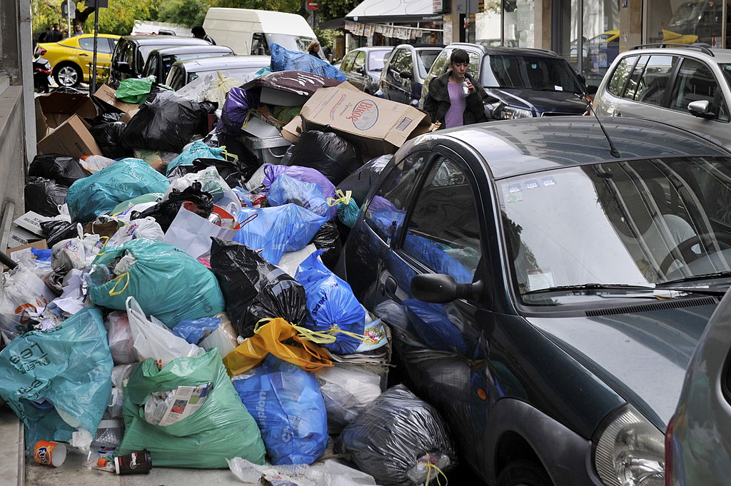 Stinkende Müllberge in Griechenland – Athen quillt wegen Streik über vor Müll