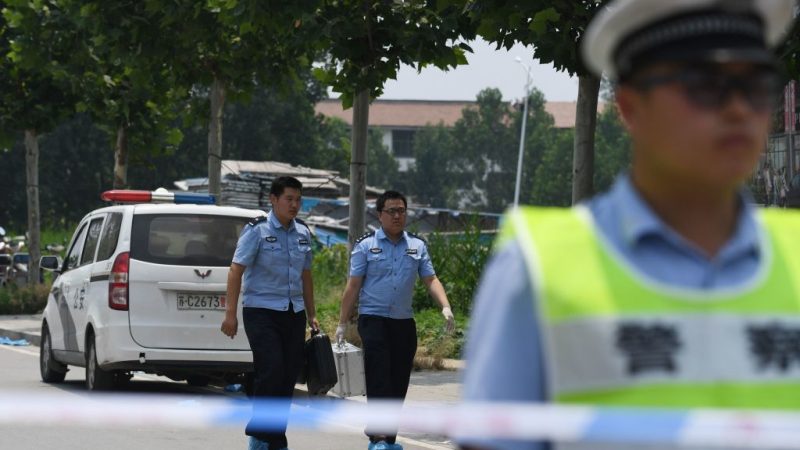 Explosion durch Bombe vor Kindergarten in China – Acht Tote
