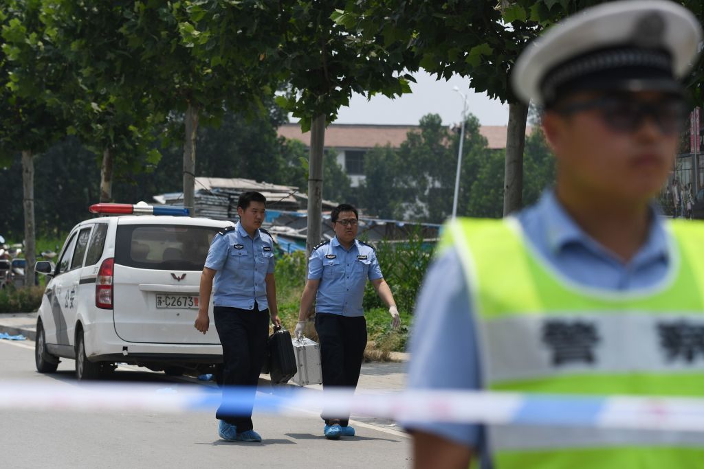 Explosion durch Bombe vor Kindergarten in China – Acht Tote