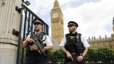 Mann mit Messer vor Parlament in London festgenommen – Anti-Terror-Einheit ermittelt