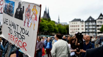 Anti-Terror-Marsch in Köln: Nur 1.500 Teilnehmer