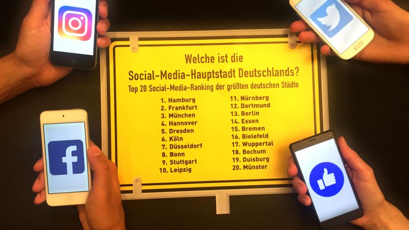 Hamburg ist die wahre Social-Media-Hauptstadt Deutschlands