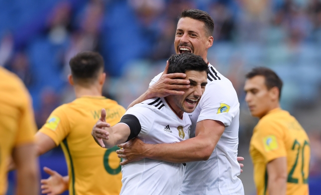 Confed Cup: Deutschland schlägt Australien 3:2