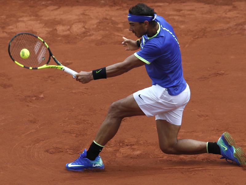 Rafael Nadal in Paris im Schnelldurchgang im Achtelfinale