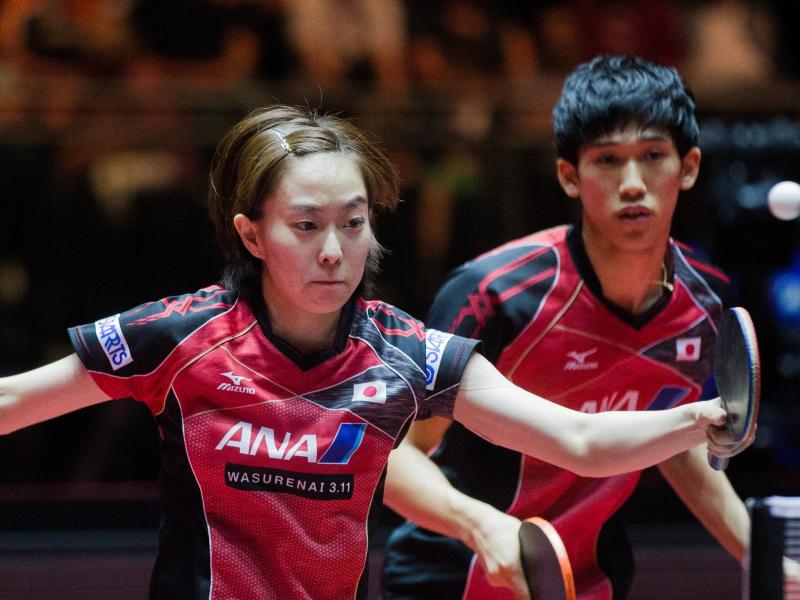 Mixed-Gold für Tischtennis-Paar aus Japan