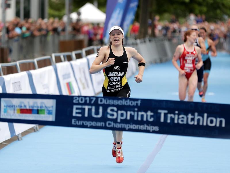 Triathletin Laura Lindemann holt sich EM-Titel im Sprint