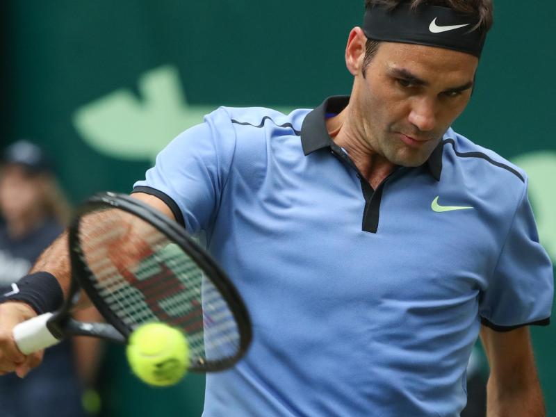 Roger Federer in Halle zum elften Mal im Finale