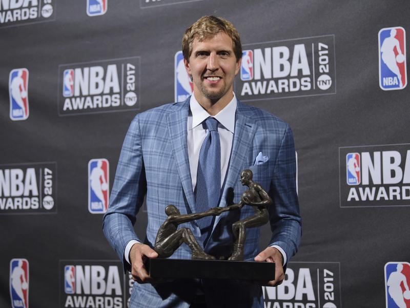 Nowitzki als bester Mitspieler der NBA-Saison geehrt