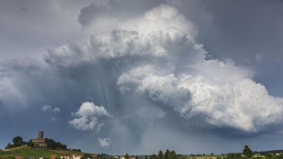 Wetterdienst warnt vor Gewittern in Süddeutschland