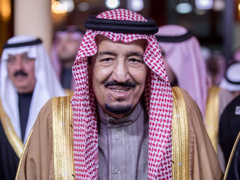 Saudischer König reist mit Thron nach Hamburg