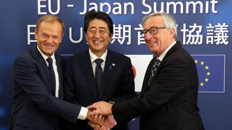 EU und Japan einigen sich grundsätzlich auf Freihandelsabkommen – Fast alle Zölle sollen abgeschafft werden