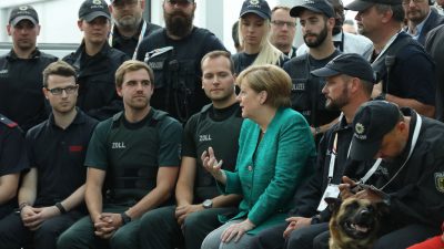 Im Namen der Teilnehmer des G20-Gipfels: Ein herzliches Dankeschön an die Einsatzkräfte und ihre Familien