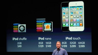 Apple verabschiedet sich vom iPod Nano und Shuffle