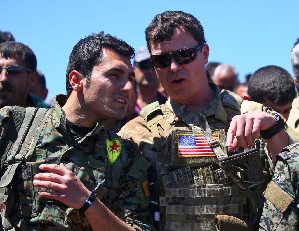 US-Elitesoldaten im Zentrum von Raka im Einsatz
