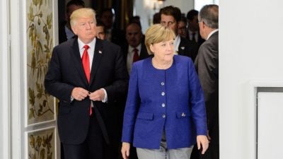 „Bild“: Merkel plant für den 27. April Besuch bei Trump