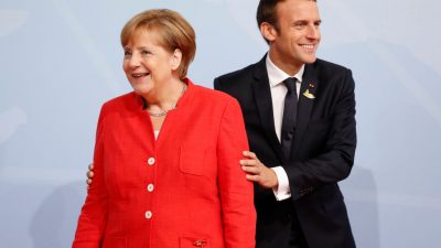 Merkel und Macron leiten deutsch-französischen Ministerrat in Paris