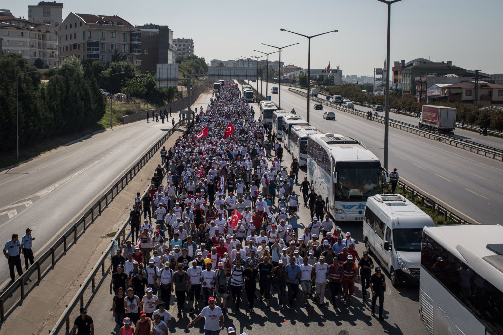 420 Kilometer langer „Marsch für Gerechtigkeit“ erreicht Istanbul