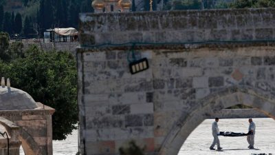 Jerusalem: Drei Palästinenser von israelischen Polizisten erschossen