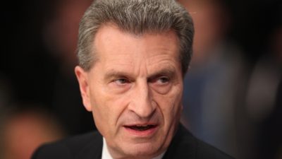 Oettinger warnt deutsche Autoindustrie vor Imageverlust