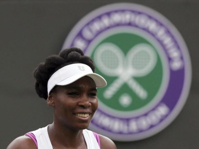 Venus Williams hat das Achtelfinale von Wimbledon erreicht. Foto: Tim Ireland/dpa