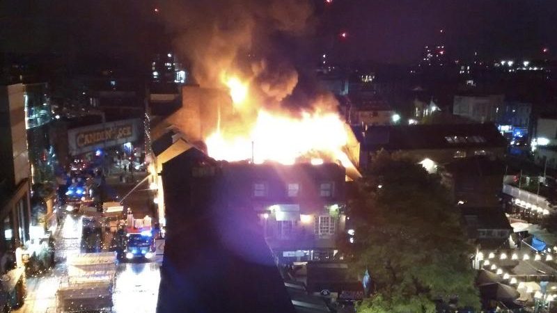 Feuer auf Londoner Camden Market unter Kontrolle