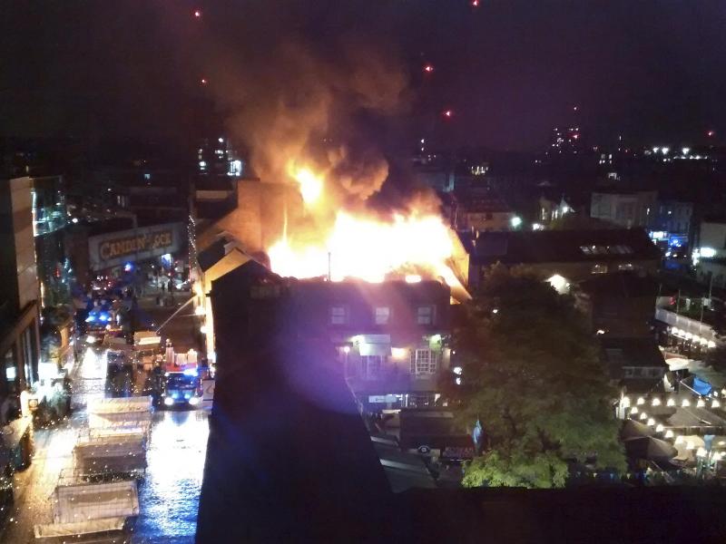 Feuer auf Londoner Camden Market unter Kontrolle