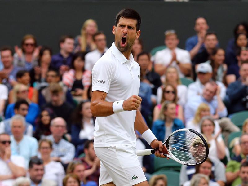 Djokovic komplettiert Viertelfinals in Wimbledon