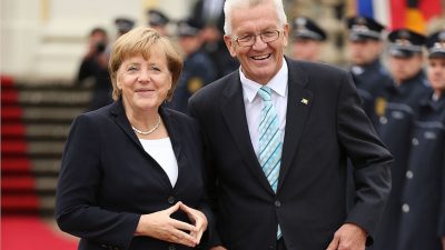 Merkel betet nicht für „geschätzten“ Winfried Kretschmann