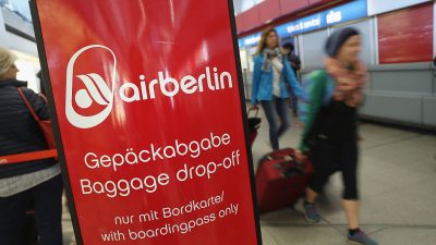 Air-Berlin-Pleite: CDU-Wirtschaftsrat gegen Ticketsteuer