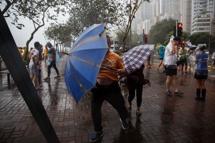 Taifun Hato wütet in Hongkong und Südchina – Viele Verletzte
