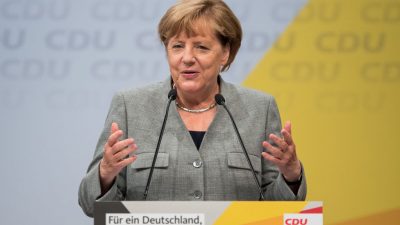 Merkels Wahlkampf-Start: Jubel und Buhs in Hessen und NRW (+Videos)