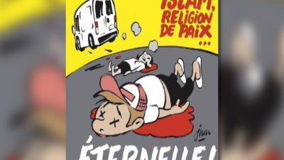 „Charlie Hebdo“ sorgt mit islamkritischer Titelseite für Aufregung: „Islam, Religion des Friedens…. des ewigen Friedens!“