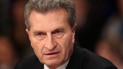 Oettinger will EU-Strategie für Autoindustrie