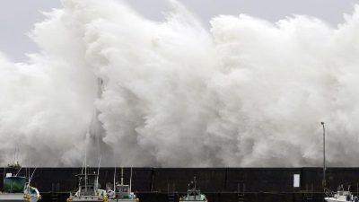Hongkong und Macau erneut von Taifun getroffen