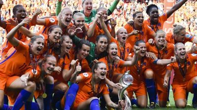 Niederlande feiern die Fußball-Europameisterinnen