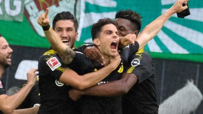 Dortmund gewinnt klar in Wolfsburg – HSV bezwingt Augsburg
