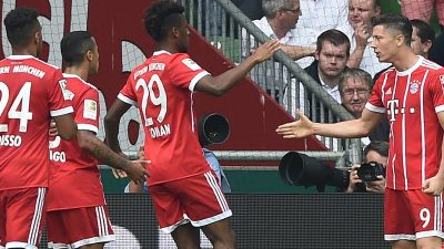 Bayern-Sieg in Bremen, Wolfsburg gewinnt in Frankfurt