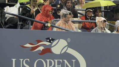 Regen in New York: Geduldsprobe für Tennisprofis