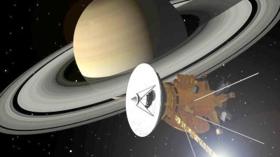 Nasa-Sonde „Cassini“ verglüht in Saturnatmosphäre