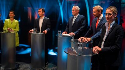 TV- „Fünfkampf“: Harter Schlagabtausch der kleinen Parteien in der Flüchtlingspolitik + Video