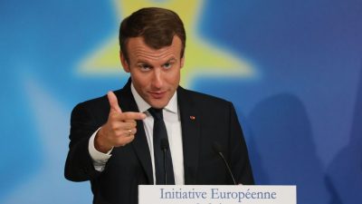 Frankreich streitet über die Europaflagge – Macron will Flagge und Hymne offiziell anerkennen