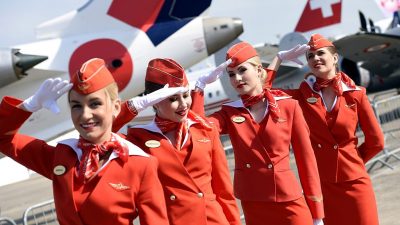Aeroflot darf Taillenumfang seiner Stewardessen nicht beschränken