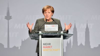 Merkel verspricht Vollbeschäftigung: „Jeder, der arbeiten will, soll 2025 auch arbeiten können“