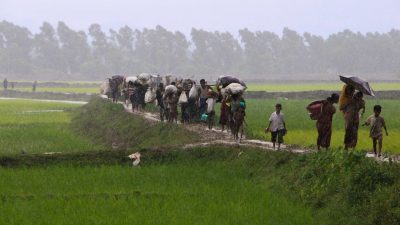 Militär in Myanmar wirft Rohingya-Rebellen Brandstiftung in eigenen Dörfern vor