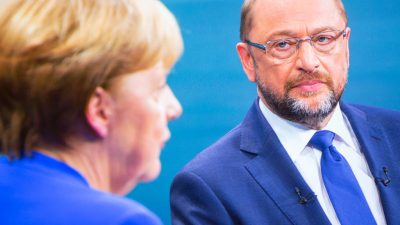 „Jederzeit“ bereit: Schulz fordert von Merkel zweites TV-Duell