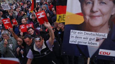 Proteste bei Merkels Wahlkampf in Vorpommern erwartet – Veranstaltungsort wegen schlechtem Wetter verlegt