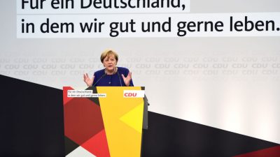 Merkel hofft auf Regierungsbildung innerhalb von drei Monaten